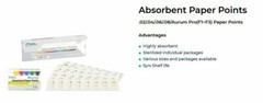 Meta-Biomed Absorbent Paper Points, Sterile, Hand-Rolled Coarse 2000/pk