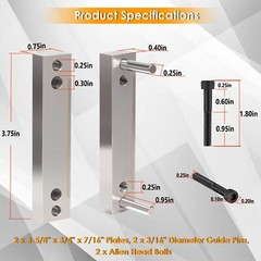 Hardened File Guide with Carbide Surface For Knife Making Tools Knife Makers