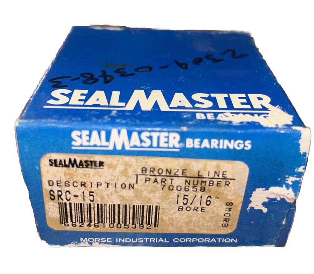SEALMASTER SRC-15 Insert Bearing Bore Dia. 15/16” Bronze Line. 700658. Q5