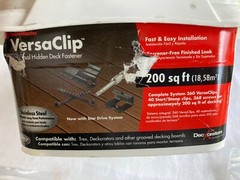 FastenMaster 360 Universal VersaClip Grooved Hidden Deck Fastener,200 sq ft,363