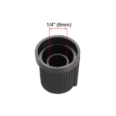 10Pcs 6mm Knob for Effect Pedal Amplifier Potentiometer Knob Black Orange