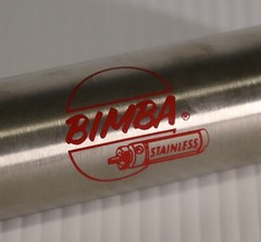 New Bimba Stainless Air Cylinder, 1719-DX, Double Acting, 1.5″ Bore x 19″ Stroke