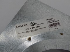 NEW Selkirk 6” RV Quick Grip Firestop Spacer UL – 106404 – 6RV-FSPU