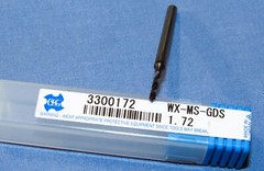 New OSG Carbide Micro Drill 1.72 mm (0.0677″) dia. TiAlN Coated (3300172)