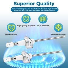 Upgraded 0130F00010 Furnace Flame Sensor Replacement Fit for Good-man Ama-na…
