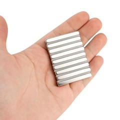 Strong Magnets Bar, 6 Pack Heavy Duty Magnetic Strips with Adhesive Backing, Pow