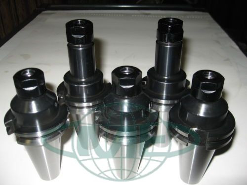 CAT40-ER16 COLLET CHUCK-short&long-total 5 CHUCKS-new Tool Holder Set