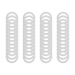 M15X21Mm Steel Shim Set 48Pcs â€“ Large Diameter Precision Washers 0.1/0.2/0….