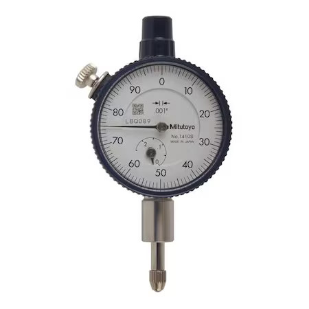 Mitutoyo 1410A-10 Dial Indicator, 0 To 0.250 In, 0-100