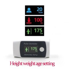 New 2 in 1 Smart Pulse Fingertip Oximeter with Blood Presure SpO2 PR PI SYS DIA