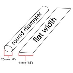 1.0″ ID Black Heat Shrink Tube 2:1 ratio polyolefin wrap (2 feet) 1″ inch 25mm