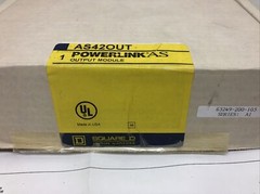 SQUARE D AS42OUT POWERLINK AS Output MODULE 63249-104-50 Series A1 63249-200-105