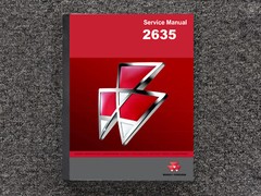 MASSEY FERGUSON TRACTOR 2635 Repair Service Shop Manual