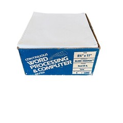 Continuous word Processing & Computer paper 9.5″ x 11″
