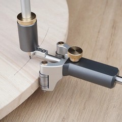 Multi-Purpose Marking Tool for Woodworking Straight and Curved Line Marker