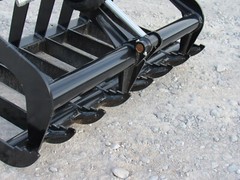48″ Single Cylinder Root Grapple Bucket Attachment Fits Skid Steer Quick Attach