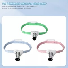 5W Dental LED Surgical Headlight Headband ENT Headlamp Wireless Light Filter