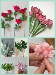 100 pcs 15.8in,18gauge Floral Stem Wire,Green Crafts Florist Wire Stems for A…