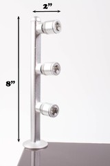 2pcs Jewelry Showcase LED pole light for retail display case 4000K 6000K FY-53M