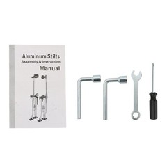 Adjustable 24″-40″ Drywall Stilts Aluminum Tool – Painting Painter Taping Yellow