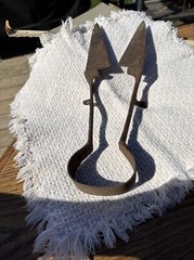 Vintage Antique Metal Shears 12″ Long Wool Sheep Goat Scissors Farm Ranch Tool