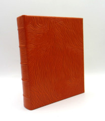 Address Book Leather Hardcover 6 Ring Binder Graphic Image GRAY Swirl