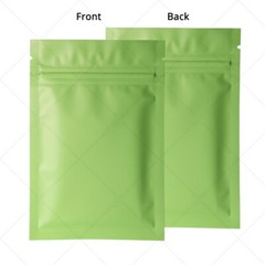Multi-Color & Size Matte Finish Foil Mylar Double-Sided Zip Lock Pouch Bag M