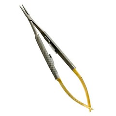 NEW GERMAN Castroviejo Micro Needle Holder STRAIGHT SURGICAL DENTAL INSTRUMENTS