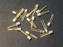 Vintage Gold Plated Transistors, See List, Most Mil-Spec, 100% Guaranteed & NOS