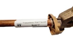 Woodford 1/2 In. SWT x 1/2 In. MIP x 3/4 In. MHT x 8 In. Brass Anti-Siphon Frost