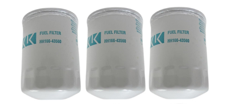 HH166-43560 Fuel Filter Compatible with Kubota V2203 V3307 Engine SVL75 SVL90