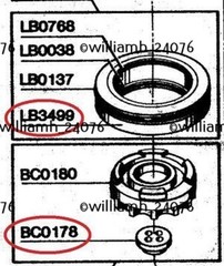 Senco SN325 O-ring Kit + Firing Washer Valve Seal LB3499 Kit