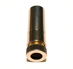 Laser Diode Housing w/ G-2 Lens – 9mm / TO-5 – 12mm x 30mm – SOLID BACK M9x0.5mm
