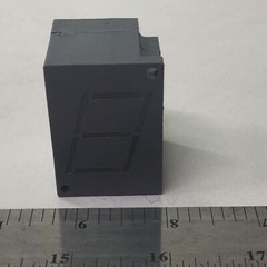 Dialight 710-0300-025 Digital Number Indicator/Light, Solder Mount 7-SEGMENT LED