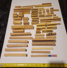 Hydlar Z End Cuts Various Sizes 5 1/2 Pounds of Materials in Lot
