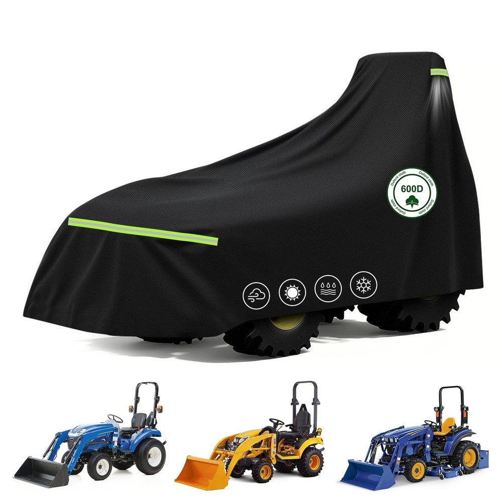Tractor Cover Waterproof Heavy Duty, 600D Oxford Cloth with Air Vents, Tracto…