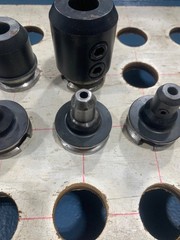 9pc BT35 Hard Tool Holder Lot 1/8”-1” Lot Lydex, Nikken, Techleader