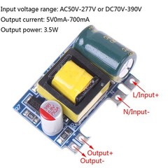 5PC Mini AC-DC 110V 120V 220V 230V To 5V Converter Board Module Power Supply