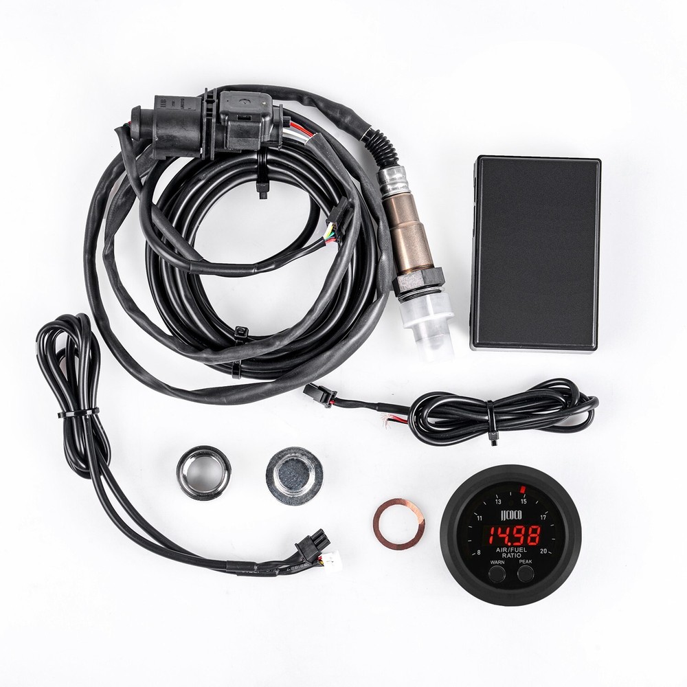 52mm Air Fuel Ratio Gauge Wideband O2 Oxygen Sensor with LED Digital Display
