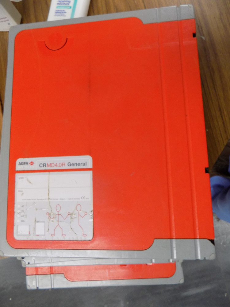 Used AGFA CR MD4.0 R 10 X 12 10X12 Cassette working well