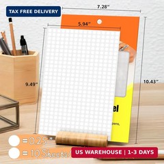 0.25 Inch White Color Coding Stickers,4200 PCS Small Round Circle Labels,Flat Pa