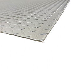 12″ x 36″ Diamond Plate Aluminum .125″ Thick (1/8 in) – Treadplate, 3003 Alloy
