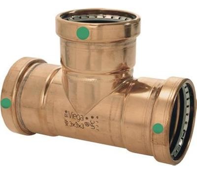 Viega 20739 ProPress XL-C Copper Reducing Tee 3 x 2 x 3 in