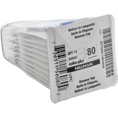 Hillman 88908 Blue/Silver #80 Traditional Single Sided Blank Key (Pack of 10) –