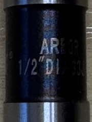 New Jacobs Arbor 1/2″ Straight Shank to 33JT Jacobs Taper.