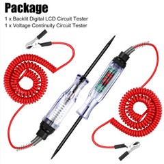 DC 6-24V Digital Automotive Car Power Probe Circuit Electrical Tester Test Light