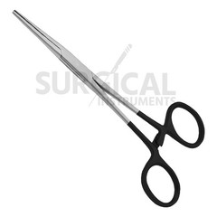 BLACK – 6 Pcs Kelly Hemostat Forceps 5.5″ Straight Surgical Dental German Grade