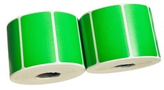 Direct Thermal Zebra Labels- 3×2 Green Colored 700 Labels per roll 1-12 Rolls