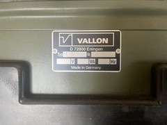 Vallon ML 1620 B Ground Search Metal Detector Kit w/ Case/ vintage/ military
