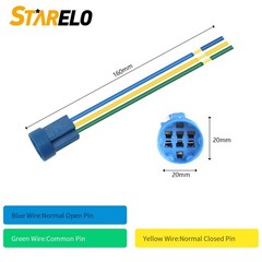 STARELO 22MM Metal Emergency Stop Mushroom Latching Push Button Switch 22mm